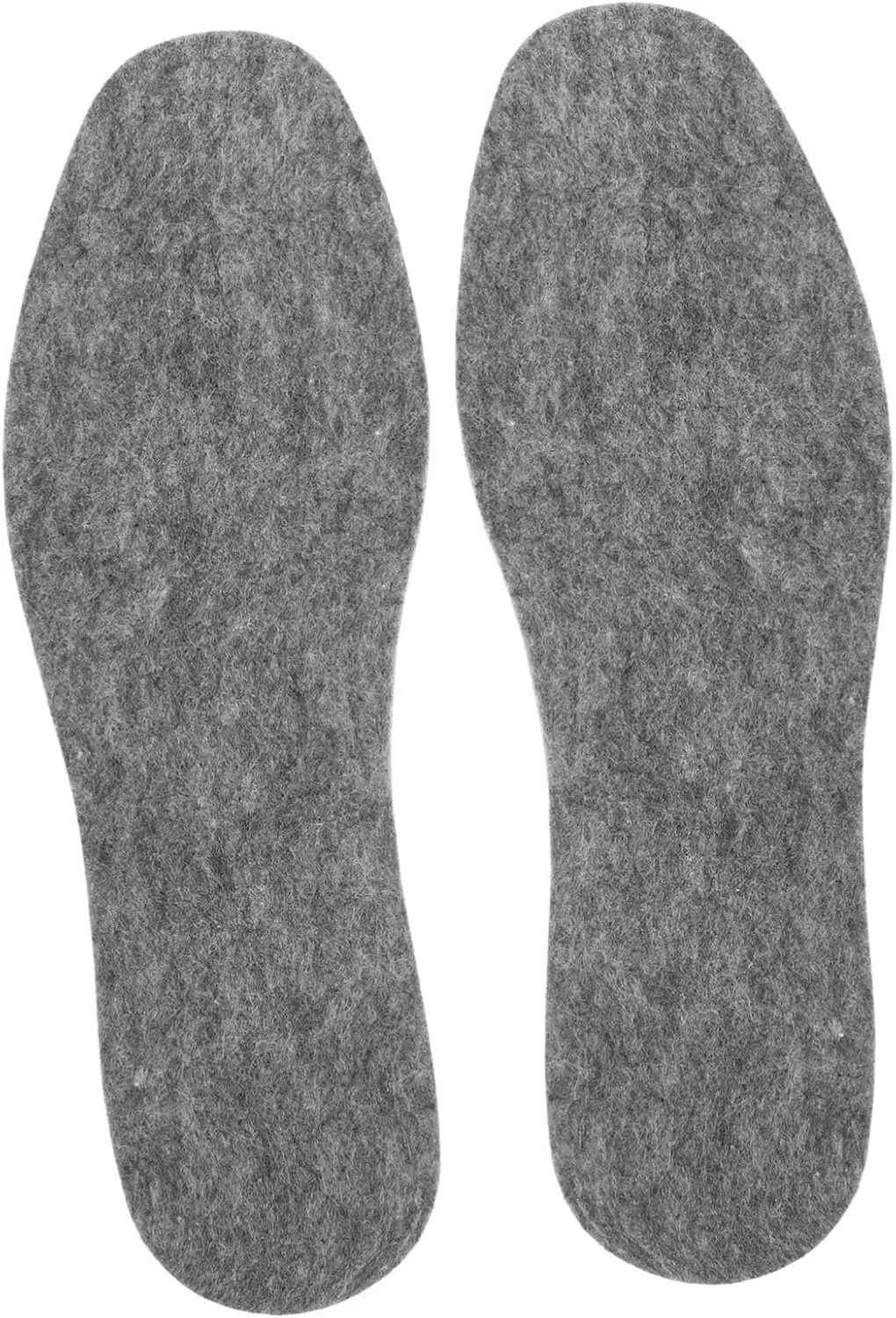 1 Pair Cuttable Wool Felt Insoles for Men Women Soft Breathable Winter Shoe Inserts for Absorption for Work Boots Daily Activities