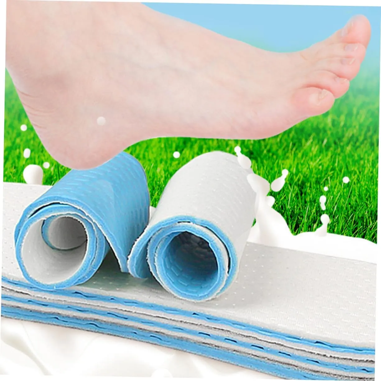 1 Pair Replaceable Breathable Shoe Inserts for Men and Women Comfortable Sport Insoles Soft and Lightweight Shoe Pads for Daily Wear and Sports Activities