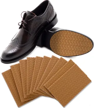 10 Pcs Shoe Grips on Bottom of Shoes 3.1 x 5.1 Inch Non Slip Pads Anti Skid Boots Treads Adhesive Sole Protector for Women Men