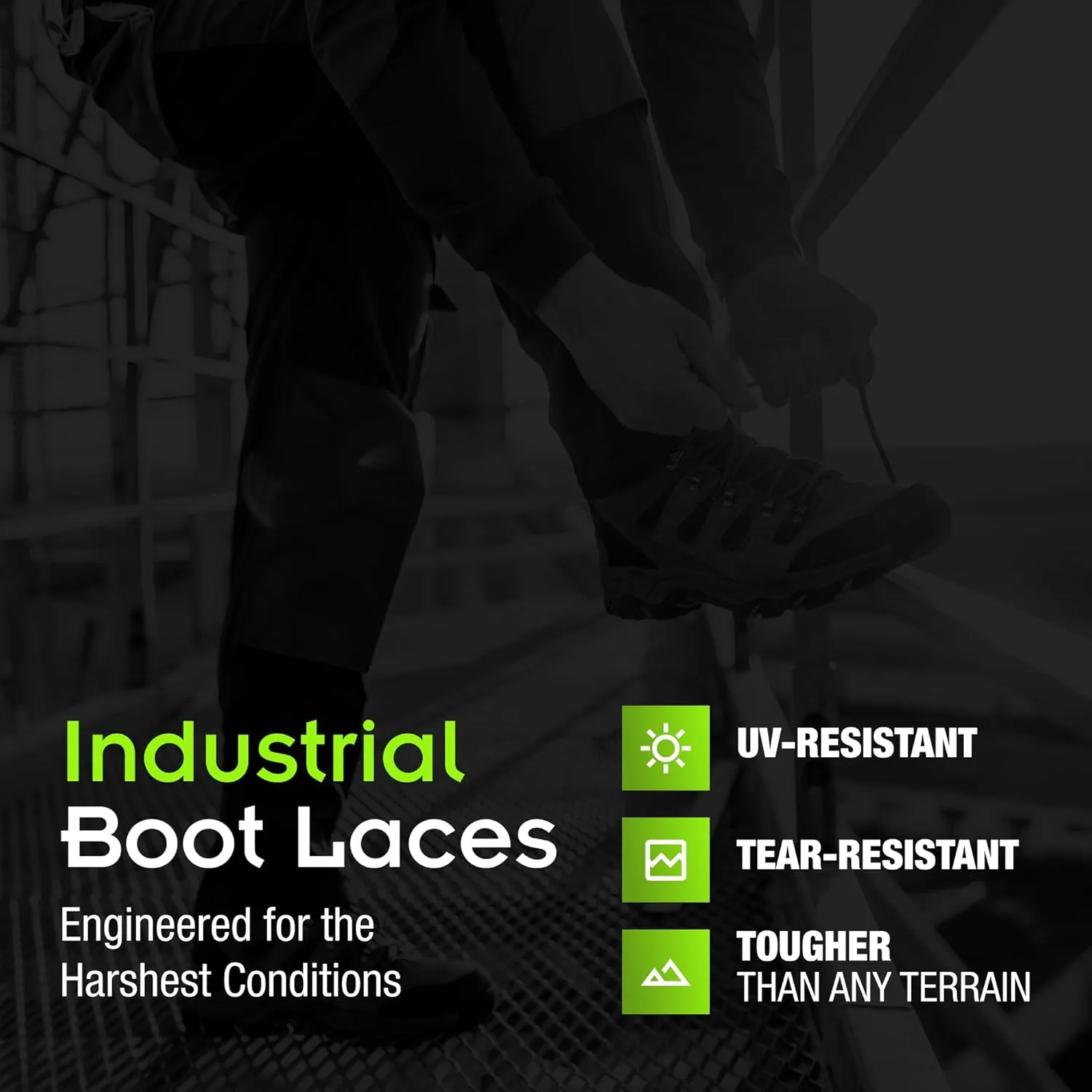 100% Kevlar Shoe Laces - Heavy Duty Boot Laces in 54", 63" and 72" - Flame and Chemical Resistant - Made in the USA!