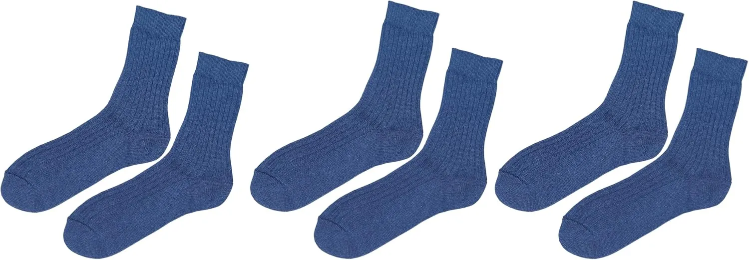 100% Organic Cotton Men's Boot Socks. Made in Italy.
