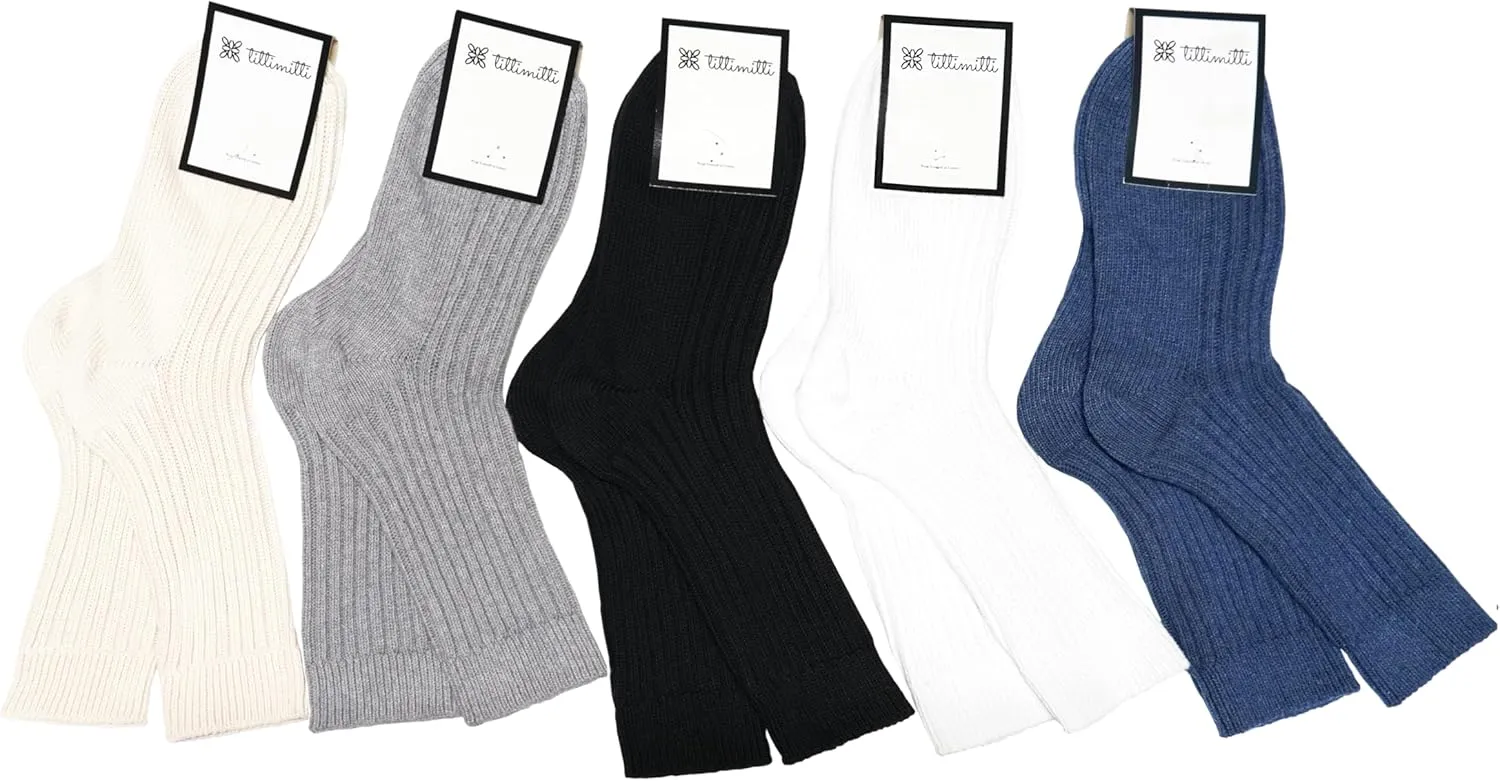 100% Organic Cotton Men's Boot Socks. Made in Italy.
