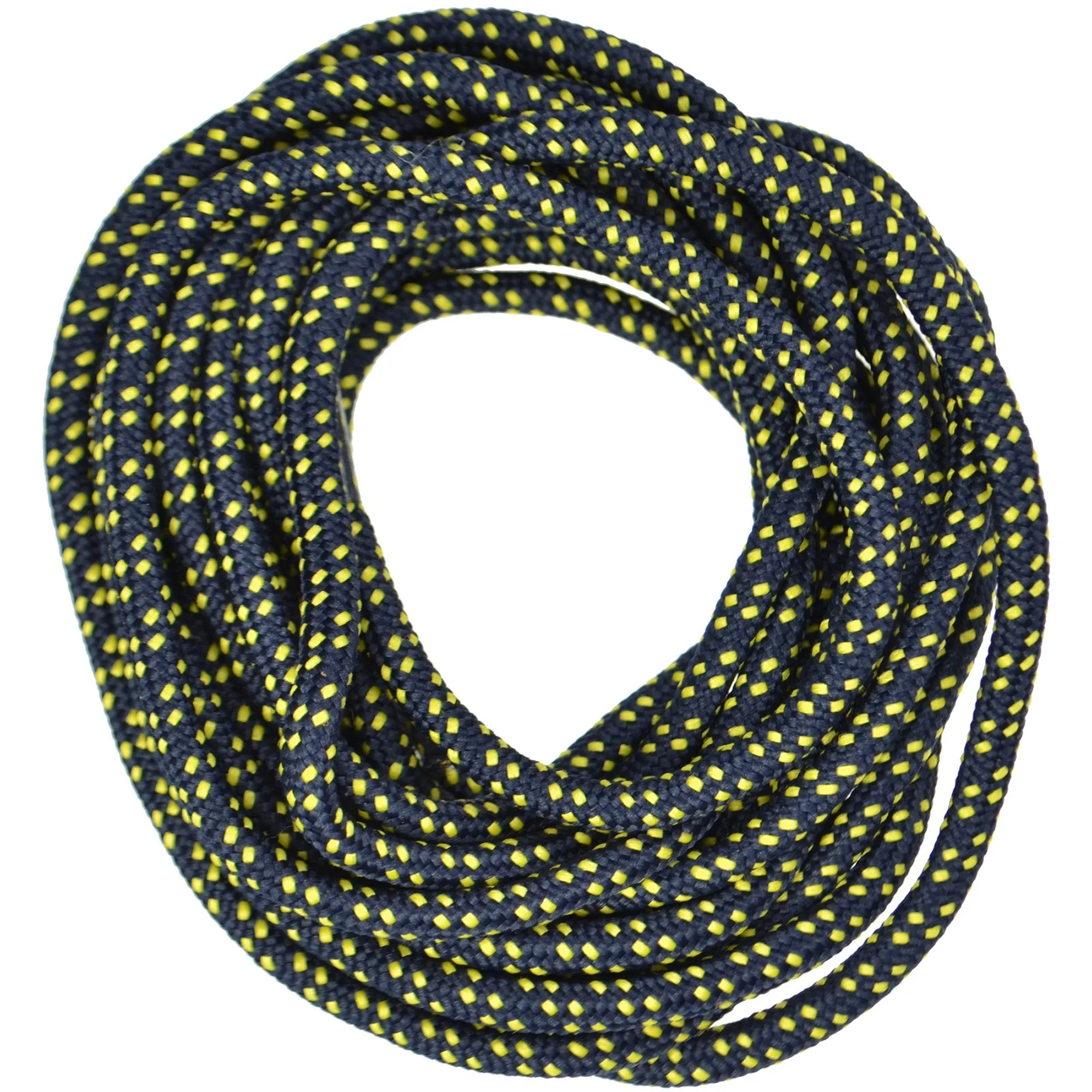 150cm Walking Boot Shoe Laces - Navy Blue with Yellow Fleck