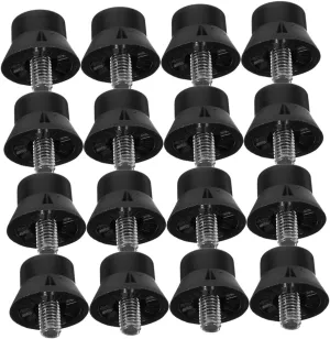 15pcs Professional Threaded Football Studs 13mm Nylon Replacement Spikes for Sports Shoes