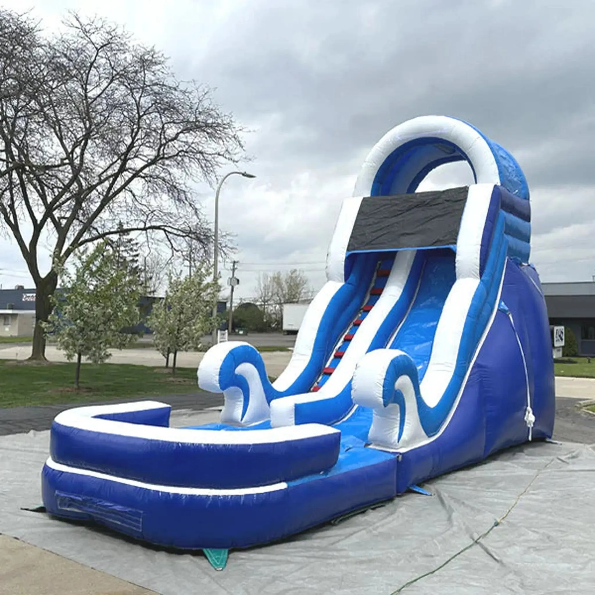 18'Lightweight Ocean Slide (Detachable Pool)
