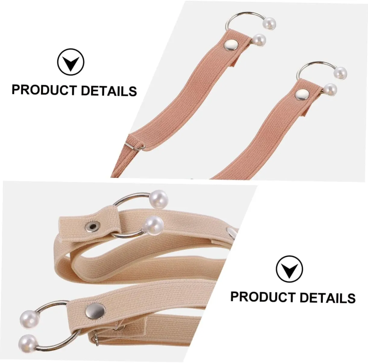 2 Pairs Shoelaces High Heels Anti Slip Strap Elastic Shoe Bands Shoes Band Fixed Tie Belt High Heel Shoe