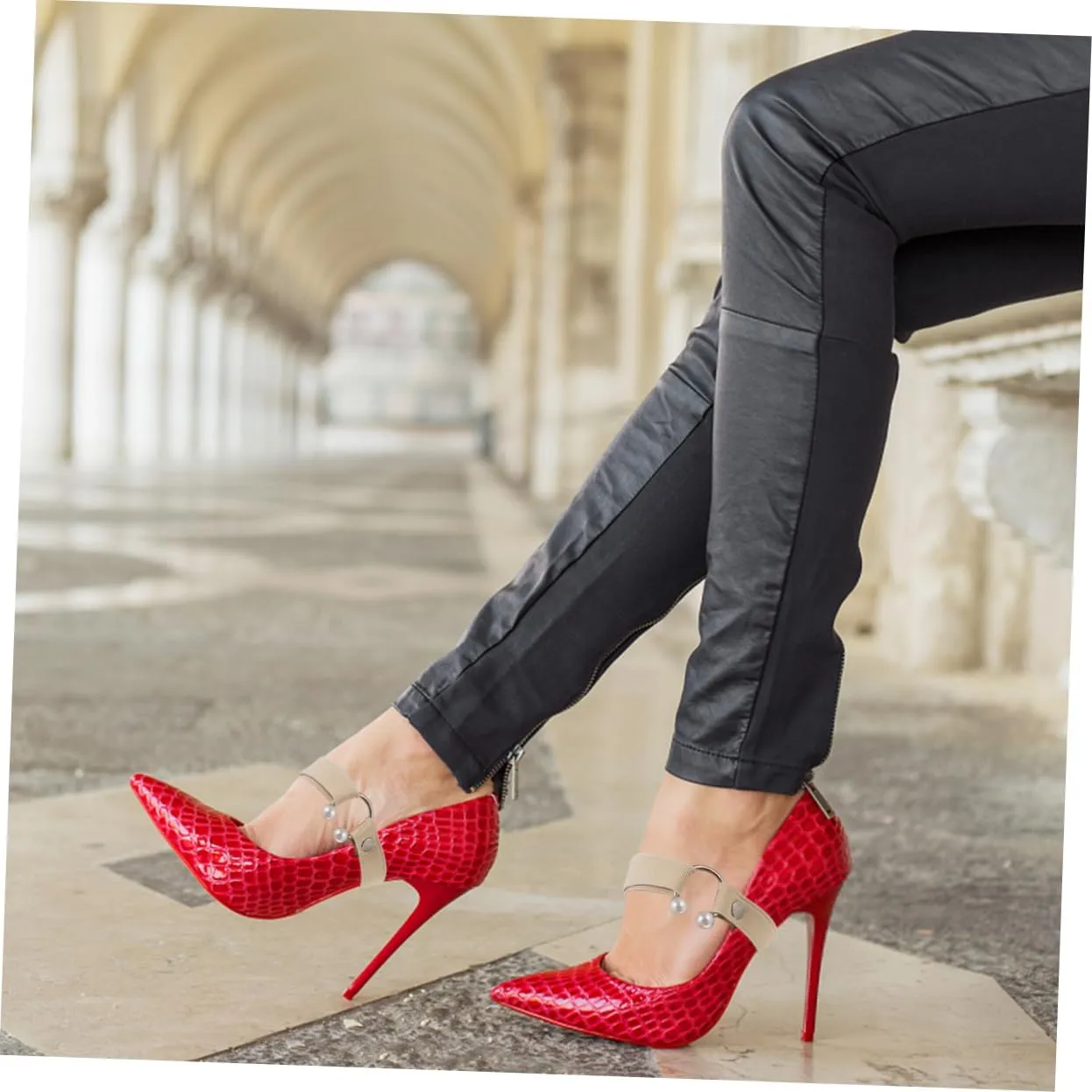 2 Pairs Shoelaces High Heels Anti Slip Strap Elastic Shoe Bands Shoes Band Fixed Tie Belt High Heel Shoe