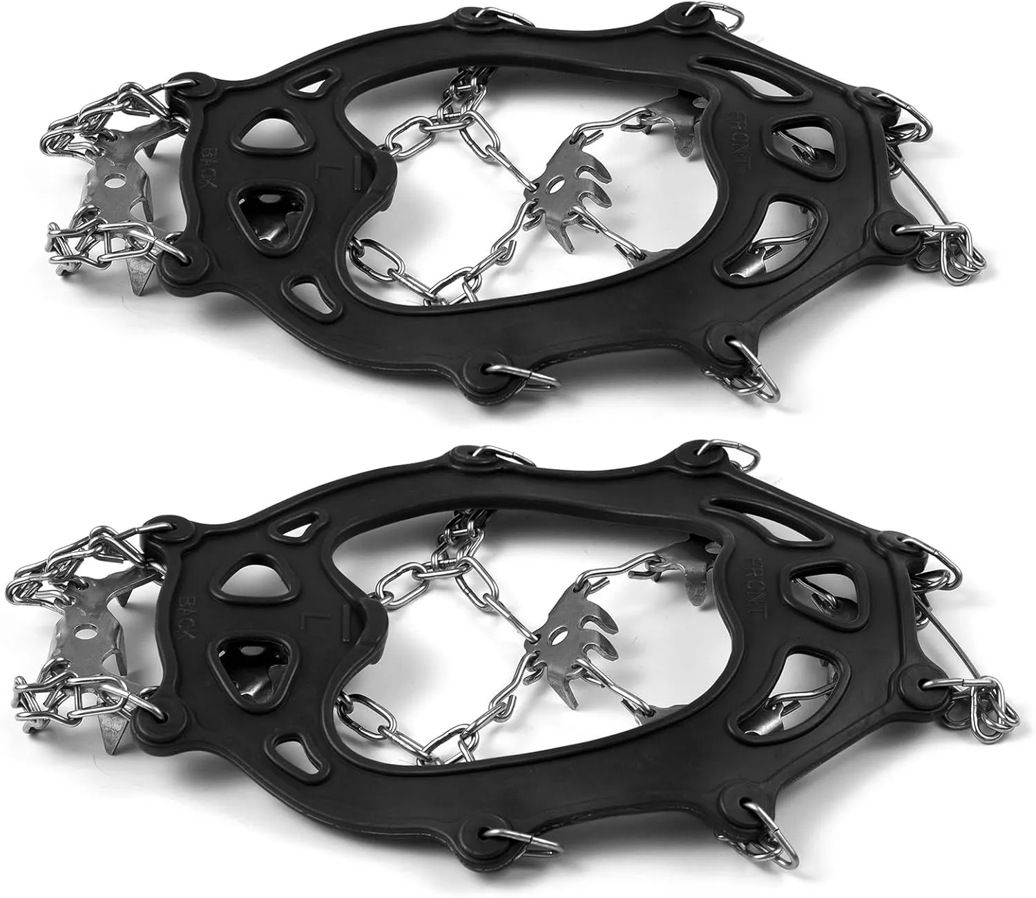 201 Stainless Steel 24 Ice Claw Snow Anti-Slip Shoe Cover
