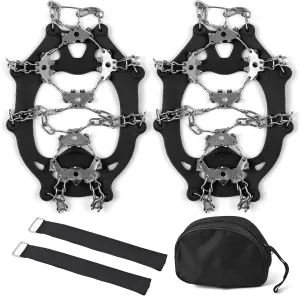 201 Stainless Steel 24 Ice Claw Snow Anti-Slip Shoe Cover