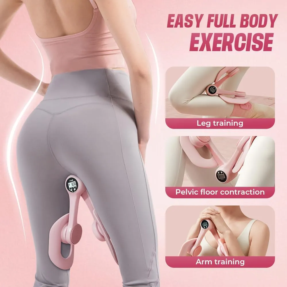 2025 New Pelvic Floor Trainer, 360°Rotation Thigh Master Hip Exerciser, Kegel Trainer Pelvic Floor Trainer for Postpartum Rehabilitation, Exercise Products for Women Tightening