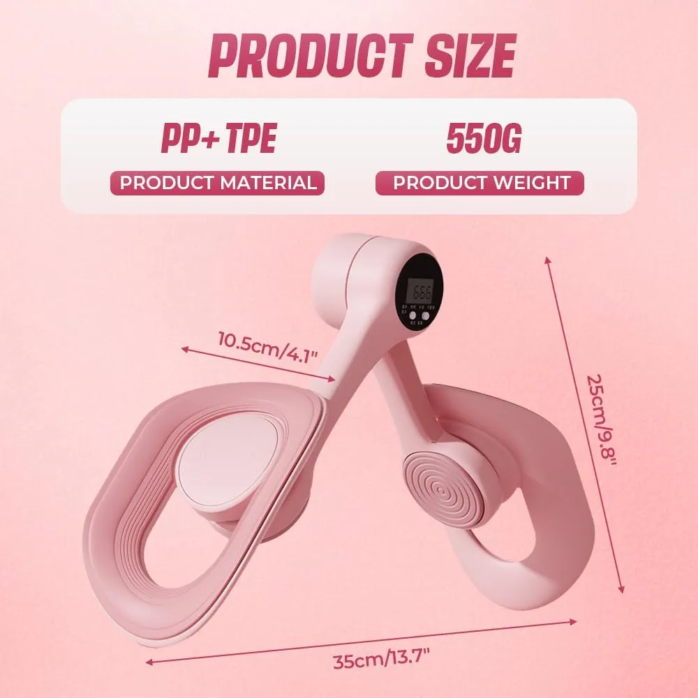 2025 New Pelvic Floor Trainer, 360°Rotation Thigh Master Hip Exerciser, Kegel Trainer Pelvic Floor Trainer for Postpartum Rehabilitation, Exercise Products for Women Tightening