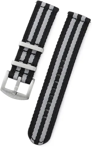 20mm 22mm Nylon Watch Strap Smooth Soft Nylon Sport Replacement Band Quick Release Canvas Bracelet Watchband