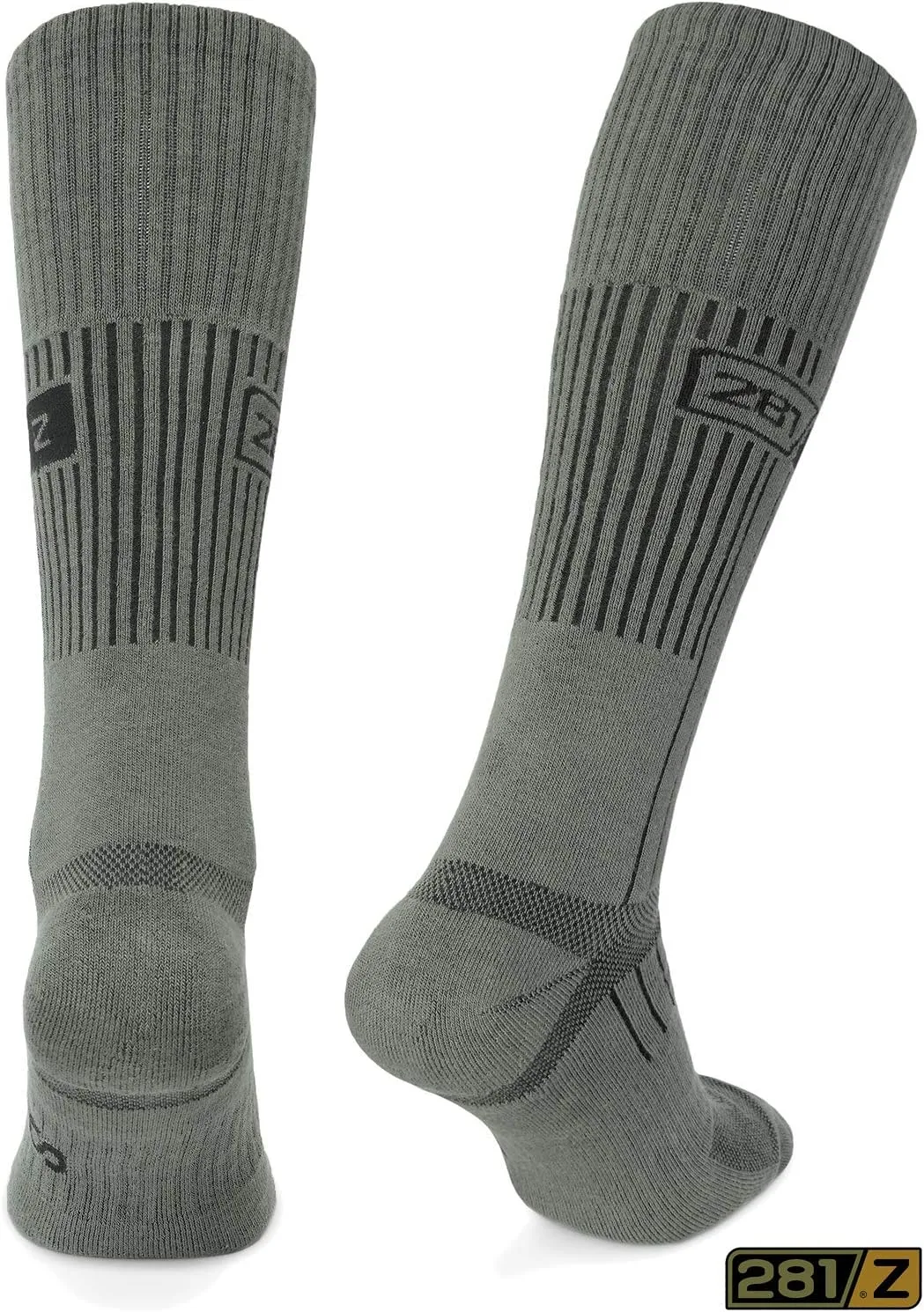 281Z Military Demi Season Breathable Over The Calf Army Uniform Boot Socks (Foliage Green)