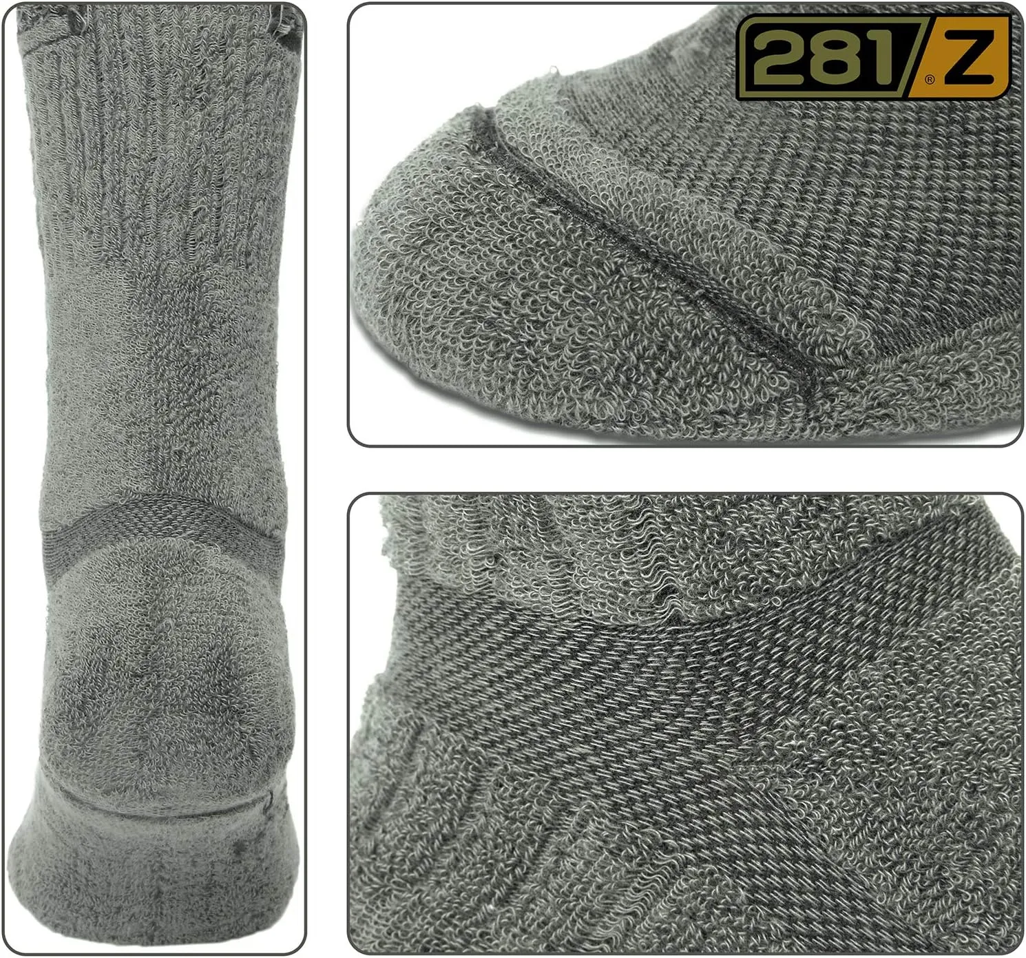 281Z Military Demi Season Breathable Over The Calf Army Uniform Boot Socks (Foliage Green)