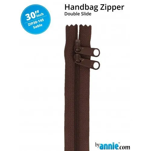 30 Inch Double Slide Handbag Zipper byAnnie