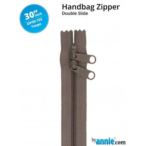 30 Inch Double Slide Handbag Zipper byAnnie
