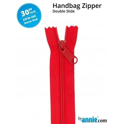 30 Inch Double Slide Handbag Zipper byAnnie