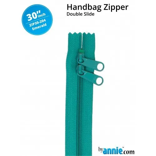 30 Inch Double Slide Handbag Zipper byAnnie