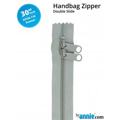 30 Inch Double Slide Handbag Zipper byAnnie