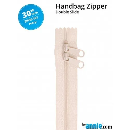 30 Inch Double Slide Handbag Zipper byAnnie