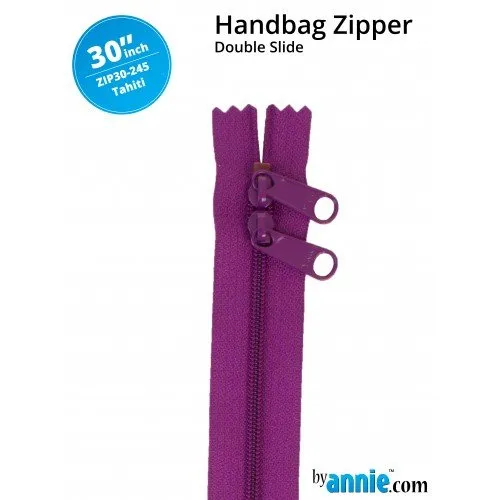 30 Inch Double Slide Handbag Zipper byAnnie