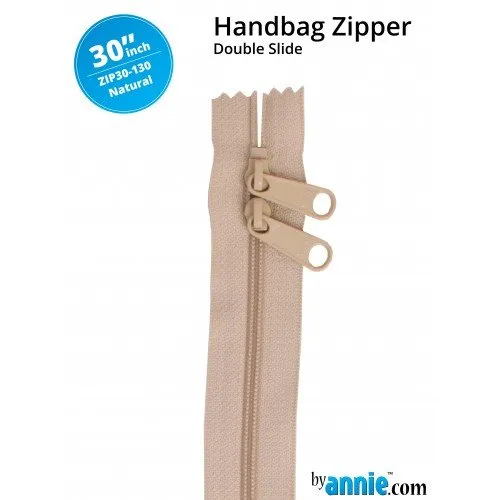 30 Inch Double Slide Handbag Zipper byAnnie