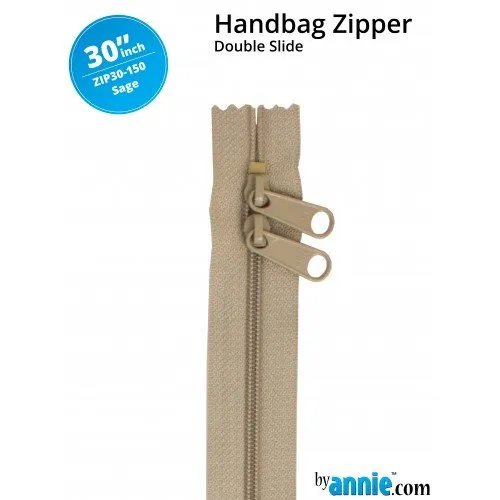 30 Inch Double Slide Handbag Zipper byAnnie