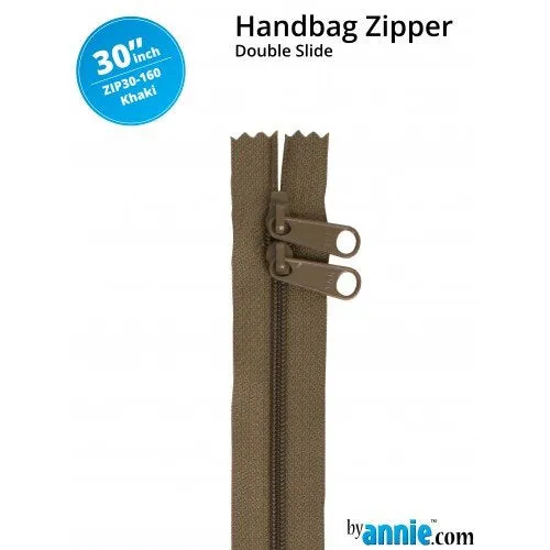 30 Inch Double Slide Handbag Zipper byAnnie