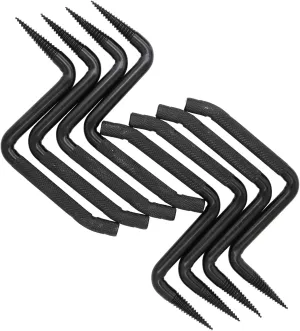 4 inch Screw-in Tree Steps for Hunting, Can Hold up to 705 lbs Fits Climbing to Tree Stands, with Slip-Resistant knurling Pattern (8Pack)