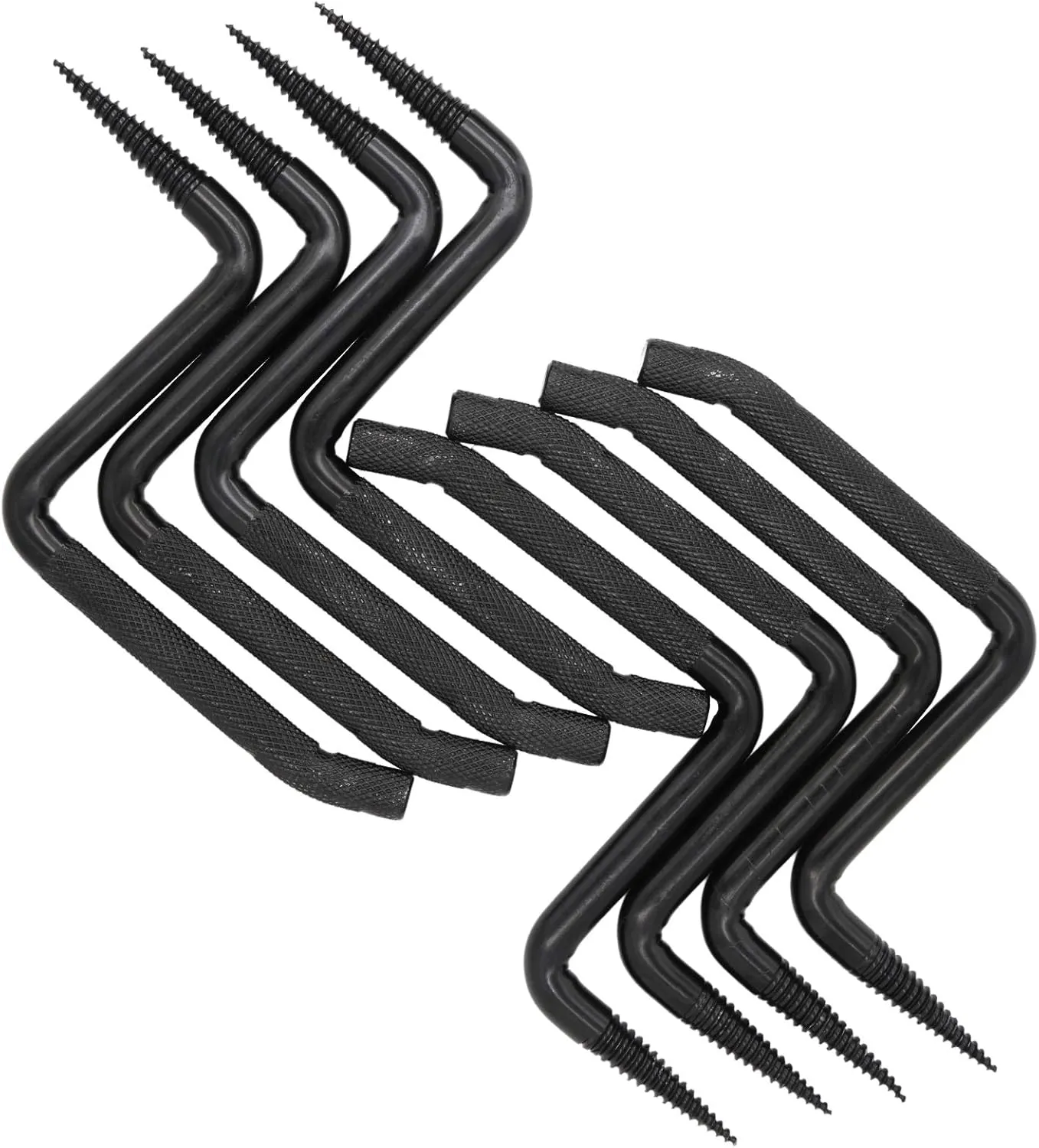 4 inch Screw-in Tree Steps for Hunting, Can Hold up to 705 lbs Fits Climbing to Tree Stands, with Slip-Resistant knurling Pattern (8Pack)