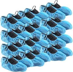 50 Pairs Non Woven Static Shoe Covers Elastic Band Overshoes Non Slip Protective Footwear for Outdoor Use Lightweight and Comfortable Fit for Drifting and Riding