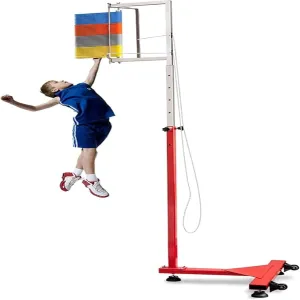 55in-110in Adjustable Height, Vertical Jump Tester, Stadium Vertical Jump Trainer, for Indoor and Outdoor Sports Field High Jump Training