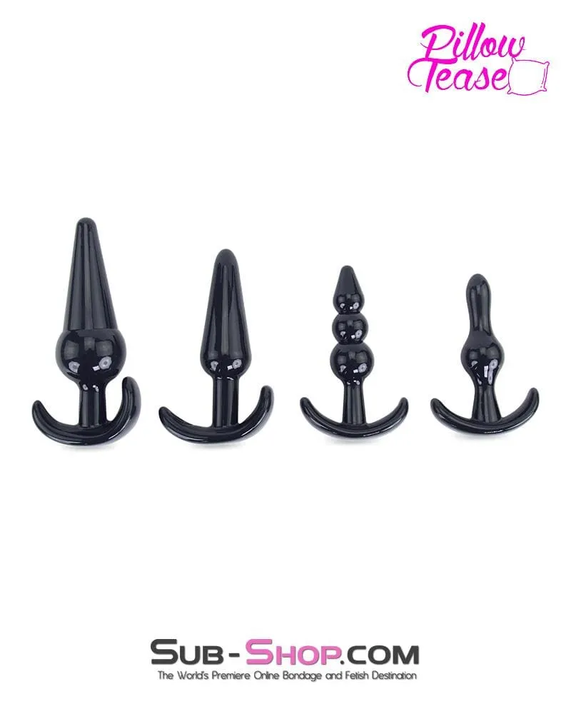 6815M      4 Piece Anal Trainer Butt Plug Set - MEGA Deal