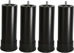7 Inch Metal Adjustable Bed Base Frame Leg Replacement Heavy Duty Extra Height Leg Compatible with 93% of Frameworks Such as M8 M10 Thread (Set of 4)