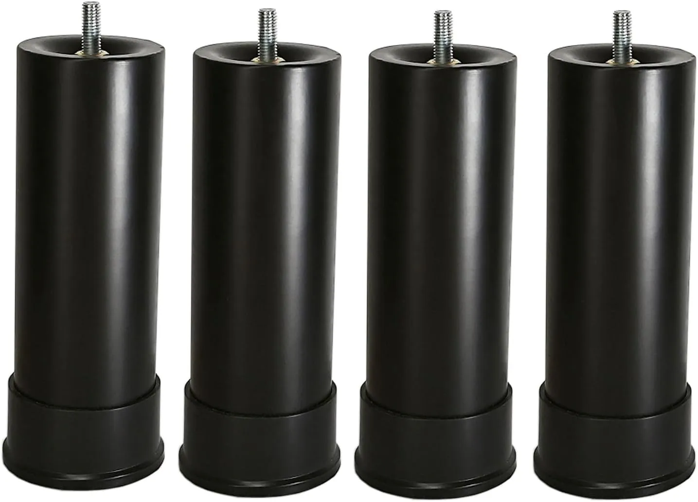 7 Inch Metal Adjustable Bed Base Frame Leg Replacement Heavy Duty Extra Height Leg Compatible with 93% of Frameworks Such as M8 M10 Thread (Set of 4)