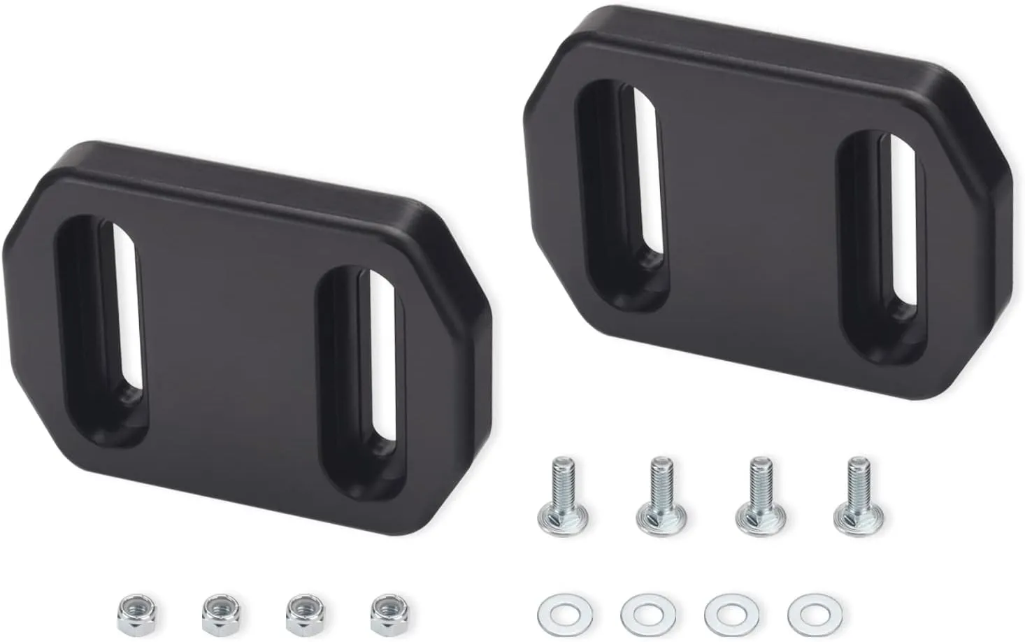 784-5580 784-5580-0637 Skid Shoe Set 2 Pack Snow Thrower Slide Plate Shoes Compatible with Cub Cadet MTD Troy Bilt Storm Snow Boss 524 826 Snowthrower - Height Adjust Composite Skid Shoe