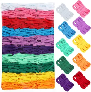 800 PCS Weaving Loom 10 Color Potholder Loops 7 inch Durable Nylon DIY Crafts Projects for Kids Adults Rainbow Knitting Loops Flexible Loom Kit Elastic Ideal Gifts for Girls Ages Crafts Supplies