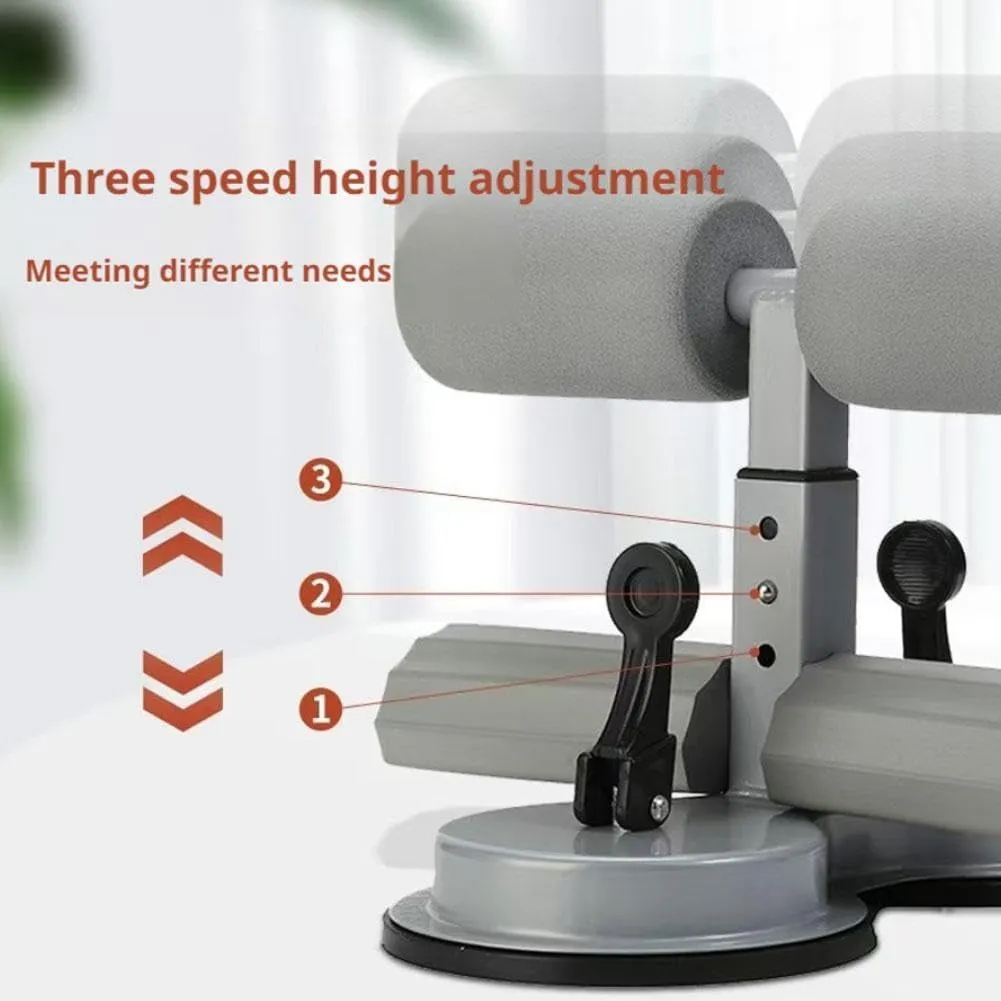 Ab Training Auxiliary Device,Portable Adjustable Sit up Core Exercise Equipment, Portable Sit Up Bar Floor,Assistant Device,Fitness Equipment for Home & Gym