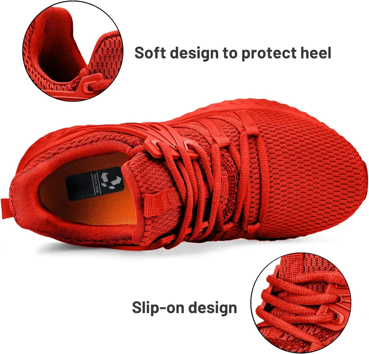 Abboos Womens Slip On Sneakers Women Walking Tennis Shoes Lightweight Casual Sneakers for Gym Travel Work