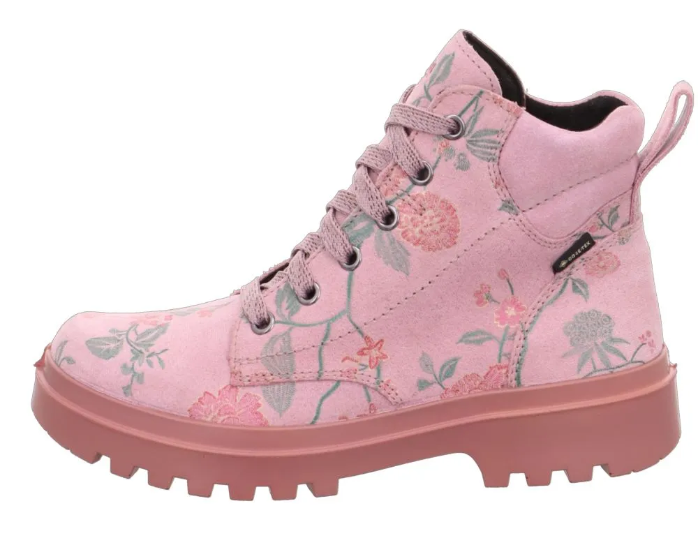 ABBY GIRLS FLORAL BOOT ANKLE GORETEX