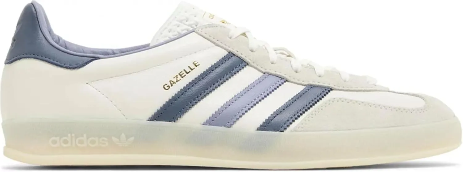 Adidas Gazelle Indoor OG Mens Sneaker (White Blue Ink, US Footwear Size System, Adult, Men, Numeric, Medium, 11)
