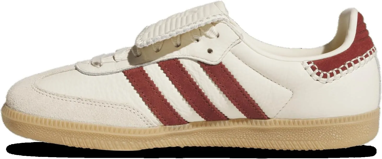Adidas Orininals Samba Long Tongue - Women's (JS3541, Preloved Ruby/Wonder White/Gold)