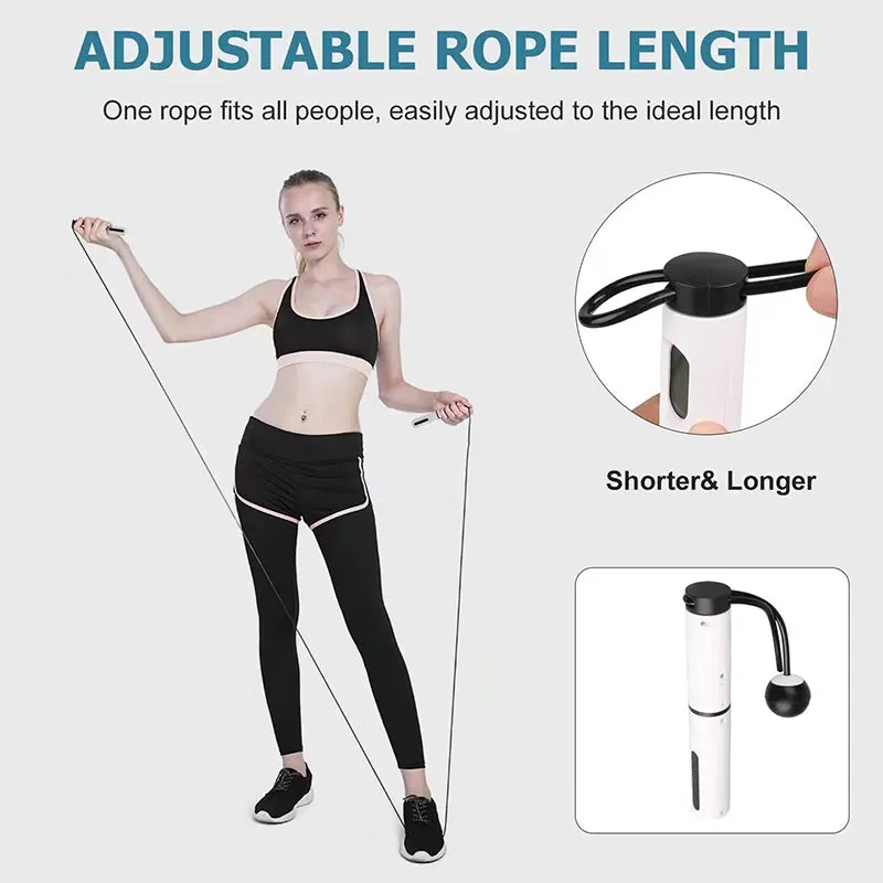 Adjustable Calorie Counter Smart Skipping Rope Fat Burner