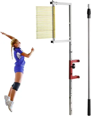 Adjustable Height Vertical Jump Tester, 47.24''-137.8" Wall-Mounted Vertical Jump Measurement Tool,School Gym Vertical Jump Trainer Training Equipment,Vertical Tester,Vertical Jump Tester Outdoor Use