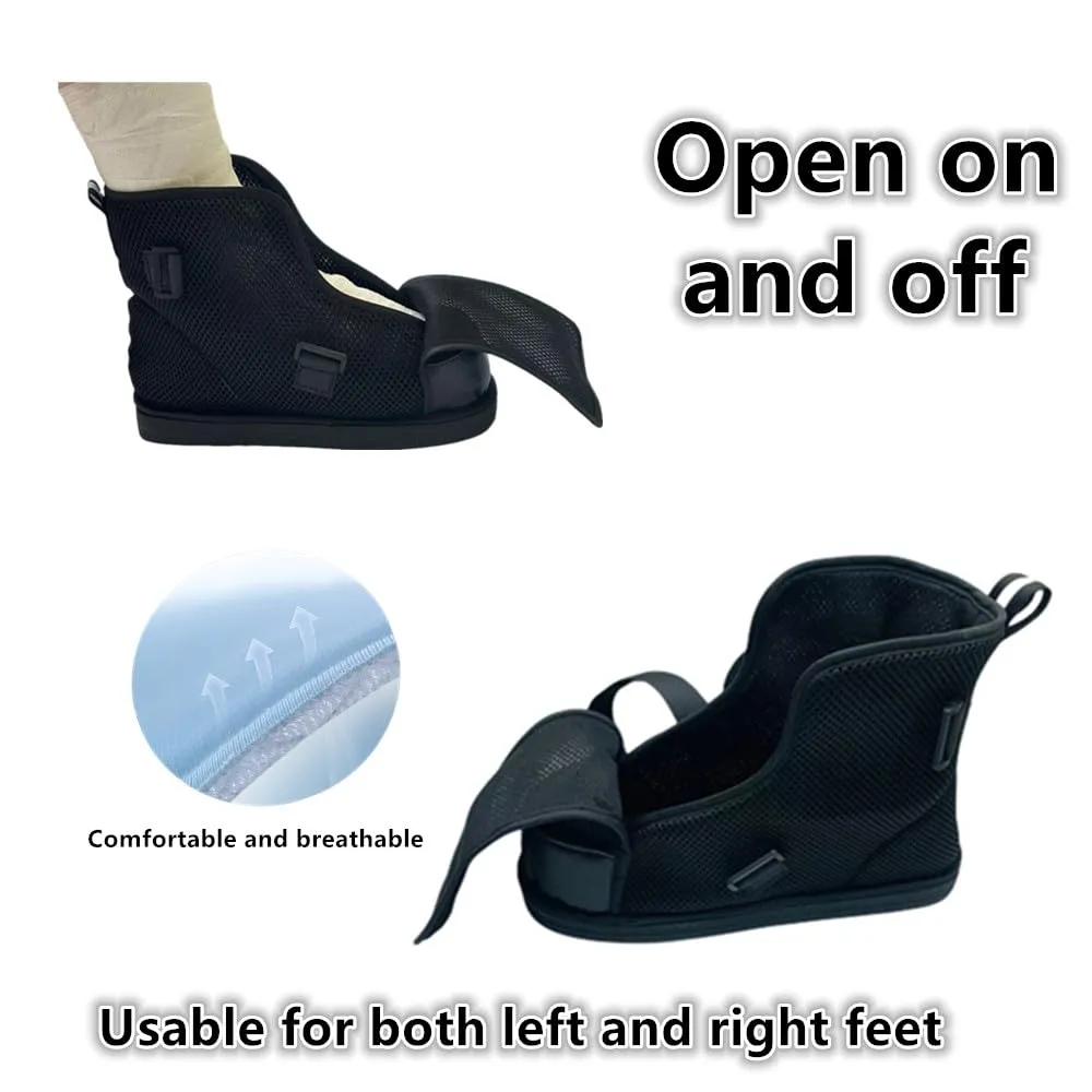 Adjustable Walking Boots Recovery Cast Shoe Covers,Lightweight Medical Walking Boot,Fracture Shoes,Medical Boots for Men or Women（Small）