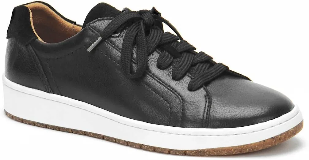 Aetrex Women's Blake Leather Arch Support Orthopedic Sneakers - Neutral Adjustable Lace Up Lightweight Casual Walking Sneakers for Women