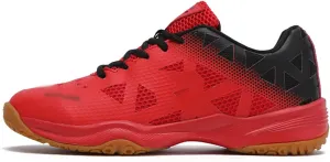 AIRFUL Mens Tennis Badminton Pickleball Sneakers Unisex Indoor Court Training Racketball Squash Tennis Athletic Shoes (Color : Red, Size : 9.5 Women/8 Men)