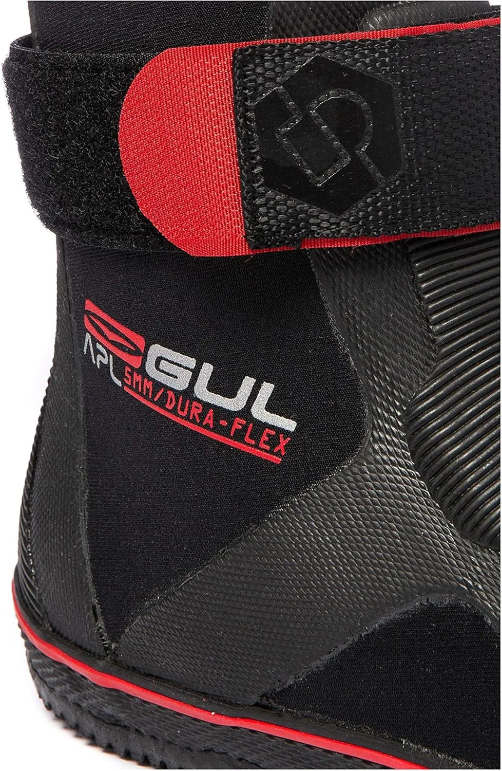 All Purpose Lace 5mm Wetsuit Boot Boots Boot Black RED - A Perfect All-Rounder for Dinghy Sailing - Easy Stretch