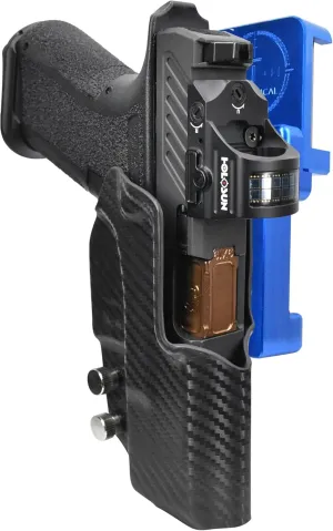 Alloy Competition Holster OWB Fits Shadow Systems MR920 Outside The Waistband Carry Gun Holster Kydex American Made OWB Aluminum Belt Attachment