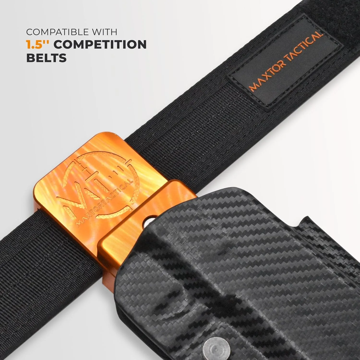 Alloy Competition Holster OWB Fits Shadow Systems MR920 Outside The Waistband Carry Gun Holster Kydex American Made OWB Aluminum Belt Attachment